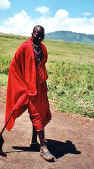 Photo de guerrier Masai. Cliquer pour agrandir